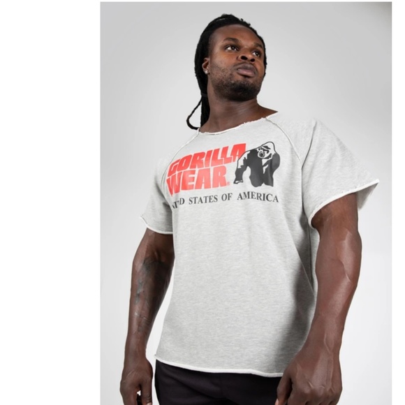Gorilla Wear Classic Work Out Top Gray Melange - Picture 2 of 7